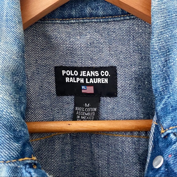 Polo Ralph Lauren | Women’s Light Wash Denim Trucker Jean Jacket - Picture 3 of 5